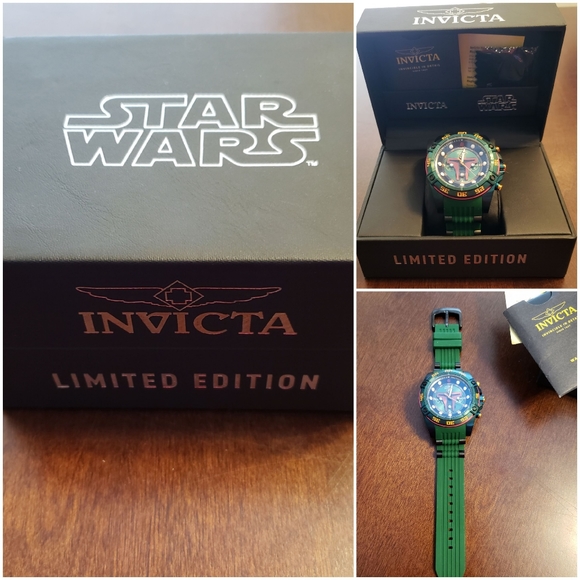 Invicta Other - Invicta Star Wars Boba Fett Limited Edition Watch